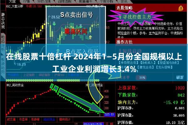 在线股票十倍杠杆 2024年1—5月份全国规模以上工业企业利润增长3.4%