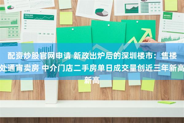 配资炒股官网申请 新政出炉后的深圳楼市：售楼处通宵卖房 中介门店二手房单日成交量创近三年新高