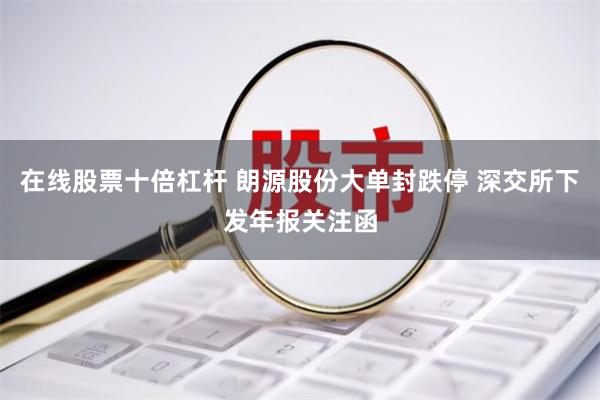 在线股票十倍杠杆 朗源股份大单封跌停 深交所下发年报关注函